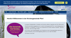 Desktop Screenshot of kirche-ploen.de